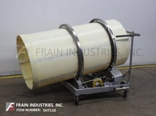 Finishing Equipment Co. #Soft-Flight, continuous motion poly coating 54" dia. x, 1/2 HP motor drive, (8) 3"