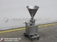 Fryma #MZ-110, Stainless Steel colloid mill, 300-3000 litres/hour, with 17-1/4" ID x 21" deep Stainless Steel