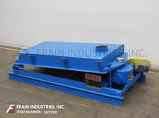 44" x 88" Rotex #21GP, single deck, vibratory sifter, top cover with quick release clamps, (1) 10" OD top