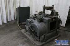 50 Ton, Tishken #CO-12-SA, 2-post cut off press, 2 -1/2" stroke, 8" Shut Height, 10 HP, air clutch, #73328