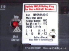 400 Amps Ch Rating Plug 400 Amps Ct For Digitrip 10 Series, Horizontal