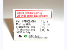 600 Amps Ch Rating Plug 800 Amps Ct For Digitrip 10 Series