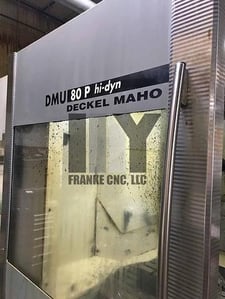 Deckel Maho #DMU-80P-Hi-Dyn, 60 automatic tool changer, 31.5" X, 27.6" Y, 23.6" Z, 18000 RPM, CAT 40,2002
