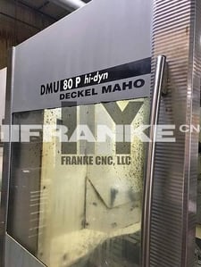 DMG Mori Deckel Maho #DMU-80P-Hi-Dyn, 60 automatic tool changer, 31.5" X, 27.6" Y, 23.6" Z, 18000 RPM, CT40