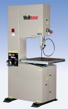 20" x 24" Wellsaw #V-20-24, 3/16"-3/4" blade, 45-3000 FPM, 26" x26" table, 3 HP