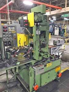 8" x 6" Fenn #083, 2 Hi 1 stand rolling mill, 6.5" roll face, w/uncoiler, straigthener
