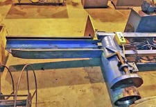 20000 lb. Braner, 1-arm turnstile, 48" width, 16" ID, manual rotation, hydraulic pushoff