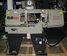 Image for 13" x 16" Wellsaw #1316S, miter, 70-375 FPM, 1" x .035" x 12' 6" blade, coolant, 3 HP, variable hydraulic downfeed, new