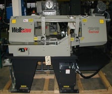 13" x 16" Wellsaw #1316S-SA, semi-auto, 375 FPM, 1" x.035" x12' 6" blade, coolant, 3 HP, new
