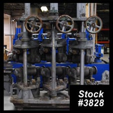 5" Taylor Wilson tube straightener, 0-80 FPM, 3"-5" OD, 12" length, #3828