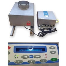 Loma #IQ2, drop thru freefall metal detector, 6.81" diameter aperture, #17109