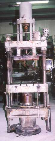 118 Ton, Up-acting press, 12" stroke, 16" -35" DL, 30.5" x20", 11" FB x 36" LR between posts, #58