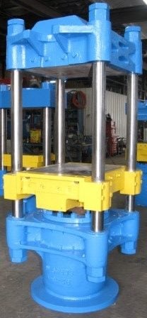 300 Ton, Up-acting 4-post press, 16" stroke, 16" ram, 31" daylight, 23" x33" bed, #2506