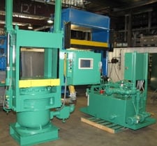 393 Ton, Up-acting slab-side press, 16" stroke, 20" ram, 22.5" daylight, 27.5" x24", #1813