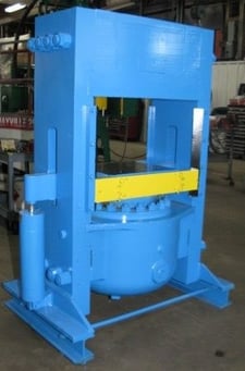 500 Ton, Bolling, up-acting slab-side press, 10" stroke, 17" daylight, 20" x17", #2358