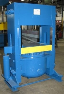 500 Ton, Up-acting slab-side press, 10.5" stroke, 17.5" daylight, 20" x17" bed, #2360