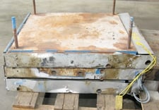 18.5" x 18.5" x 1.87" Electric Platen (qty 3)