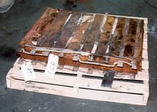 36" X 28" X 2.5" Elec. Platens W/ Strip Heaters (qty.2)