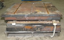 39.4" X 39.4" Electric Platens (qty 2)