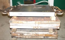 40" x 28" X 4" Electric Platen With Water Cooling