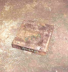 15" X 16" X 2.5" Steam Platen