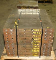 28" X 23" X 1.5" Oil/steam Platens (qty 26)