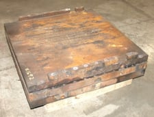 36.5" X 36" X 2.5" Steam Platen (qty 3)