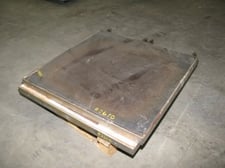 38" X 38" X 2" Oil Heated Platens (qty 2)