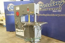 40" x 15" Continental #USF10R, 12-6600 RPM, hydraulic table feed, 26" x 29.5" tilt table, blade
