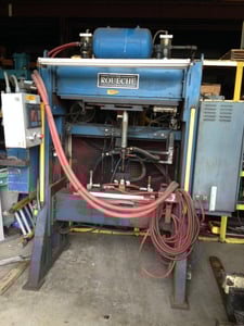Roueche #TRC-S/O-F30688, resistance spot welder, s/n 59627, special dual gun, Technitron Controls A-B