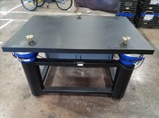 Fabreeka Pneumatic Isolation Sys w/PAL 21 Isolators, 55" x38"tbl,new-never used,S41341