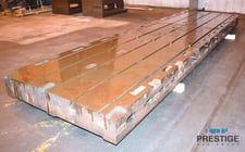 60" x 218.75" x 10" T-Slotted, 5 T-slots, leveling bolts, Cast Iron, #30974