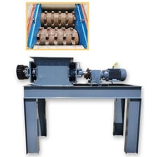 Image for Stainless Steel clinker grinder crusher, dual roller, 20 HP, #17916