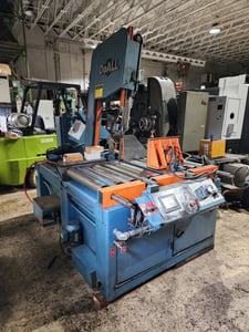 25" x 25" DoAll #TF-2525, hydraulic tilt frame, 50 to 300 fpm, coolant, touch screen control, S/N 356-84241