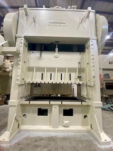 500 Ton, Niagara #SC2-500-96-48P, straight side double crank, 8" stroke, 32" Shut Height, air clutch