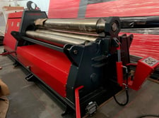 120" x 1/2" Akyapak #AHS-30/10, 4-roll, hydraulic, 11.8" roll diameter, 15 HP, others sizes available, new