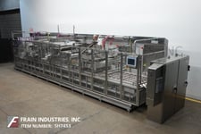 Osgood Syntegon #BEF-2X6800-S, automatic, inline, 6 lane, 12 head, Stainless Steel, pre-made RTE (ready to