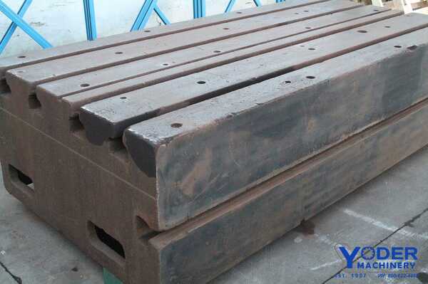 48" x 96" x 25" T-slotted table, cast iron, #64511