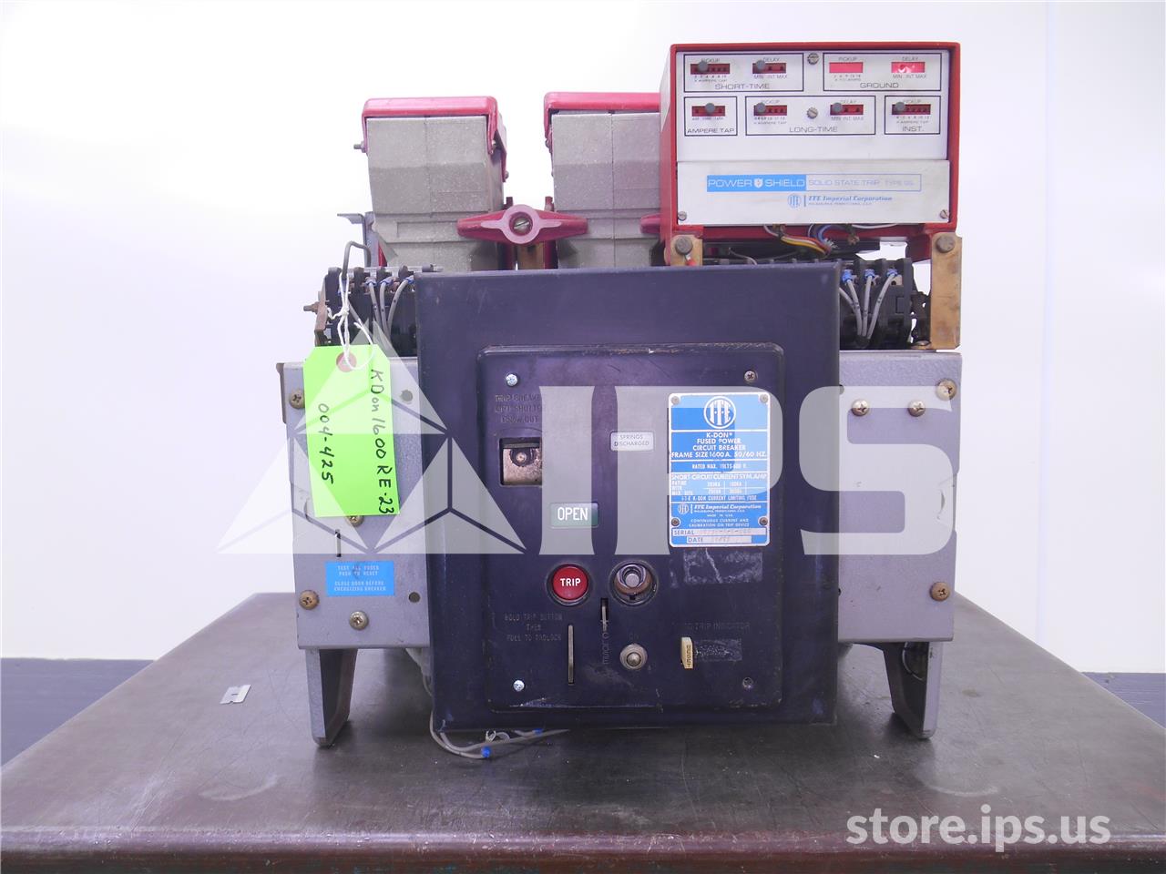 1600 Amps ITE Kdon-1600s Red Eo/do 120 Volts AC Control, Ss5 Lsi, 1600 Amps Ct, 2500 Amps Fuse