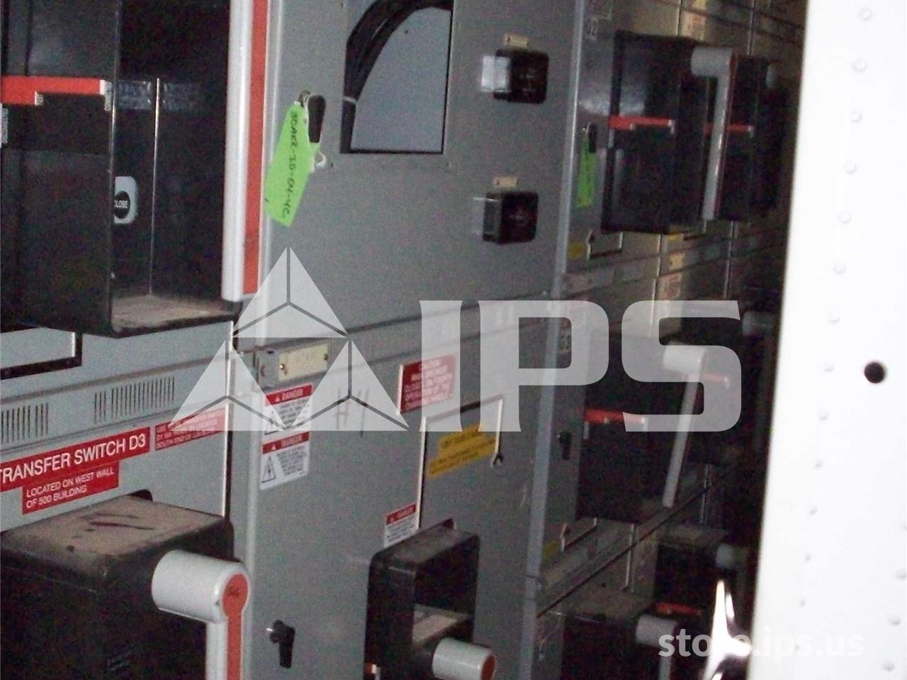 3200 Amps GE Akd-8 Indoor Switchgear 1-3200 Amps Main, Control Section