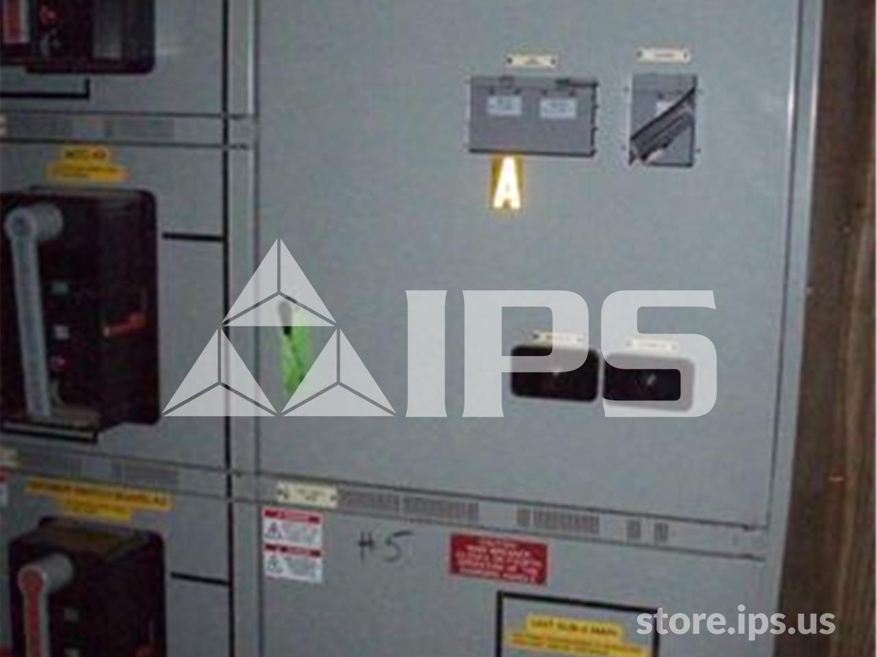 3200 Amps GE Akd-8 Indoor Switchgear 1-3200 Amps Main, Control Section