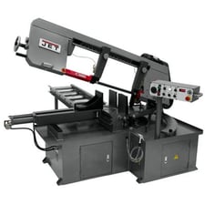 Jet #MBS-1323EVS-H, Semi-Auto dual mitering bandsaw, 230V, 3-Ph, brand new