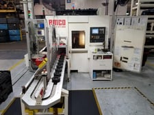 7.8" Emco #VT-250, inverted vertical turret lathe,  20.9" X, 12.2" Y, 10" swing, 10" chuck, 4k RPM, A2-6