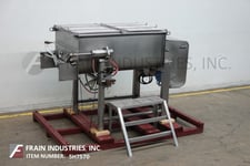 28 cu.ft. Reitz #RS-18K5405, Stainless steel 28 ft total / 20 ft working capacity, twin ribbon mixer, dual