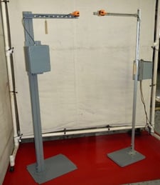 mf laser loop control for, any width coil, 0"-240" loop depth, 0-10V DC, custom stands, 2020, #10684