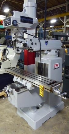 Willis #1050, 10" x50" tbl., 3 HP, 36" X, 16" Y, 16" Z, variable speed, 60-4200 RPM, R-8