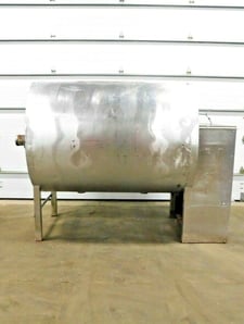 125 cu.ft. Grace Machinery, size 6000 insulated paddle blender/mixer, (2) 3" & (1) 4" inlets, (2) 4" ins