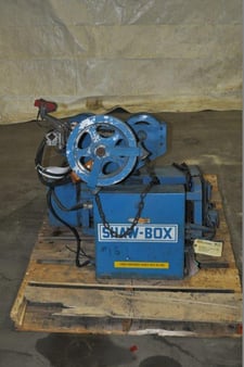 3 Ton, Shaw-Box #115735-3, crane hoist, 25' lift height, manual trolley, pendant Control