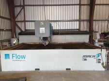 Flow #Mach-3-4020B, CNC waterjet cutting system, 50 HP, 94000 psi, 2013