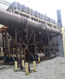 100000 cfm Wheelabrator #820-WCC-36, 160 cartridges, dust collector, 50400 sq.ft.
